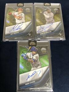 topps chrome black 2023 直筆サインカード 3枚まとめ売り ① MLB メジャーリーグ Auto 