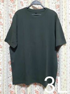 ダークカーキ カラーTシャツ 3Lサイズ 未使用タグ付き