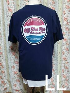 カジュアルTシャツ バックプリント LLサイズ 未使用タグ付き