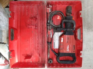 個人出品HILTI TE905AVR ハンマードリル ケース付チゼル3本セット取説付 100V