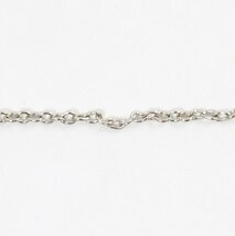 Tiffany & Co. ティファニー Pt950 ダイヤ フルール ド リス ネックレス ケース付 [63571]_画像8