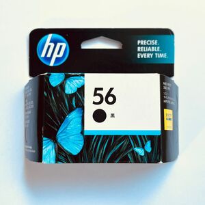 ヒューレット・パッカード(HP)純正インク56ブラック　インクカートリッジ 黒 期限切れ