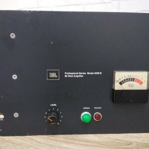 2842 【フレームのみ】ジャンク扱 JBL 6006B モノラルパワーアンプ レア Professional Series Amplifier 2台セット 60W 通電のみ確認済みの画像4
