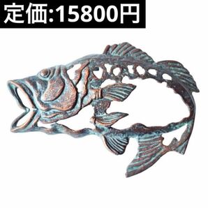 ウォールアート 魚の装飾 鋳鉄 リビングルーム 壁装飾 魚