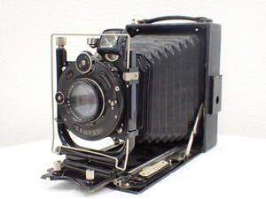 UH1625{1 jpy }Ica Ideal Nr. 205 / Carl Zeiss Jena Nr.595505 Tessar f4.5 15cm /.. camera antique operation not yet verification 