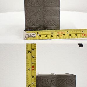 UH1600《1円》アンティーク 鍵付き貯金箱 ブック型 日本製 材質不明 約439gの画像6