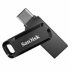 新品 SanDisk USBメモリー128GB Type-C/Type-A兼用 150MB/s USB3.0対応 回転式キャップ