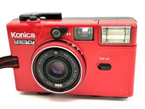 KONICA EF3D コンパクトフィルムカメラ レッド 