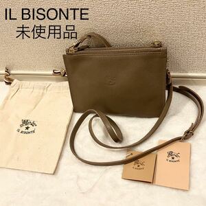 [Неиспользованный] Il Bisonte Il Bizonte Mini Mini Plouds Leadling Leather -Только сумка, с меткой