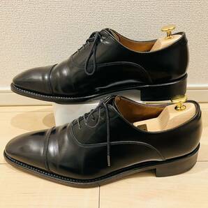 【美品】REGAL リーガル ストレートチップ ブラック 黒 315R 25.5cm 革靴 ビジネスシューズ 内羽根の画像3