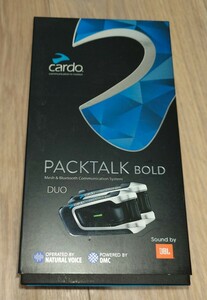 Cardo PACKTALK BOLD DUO Sound byJBL カルド パックトーク ボールド デュオ サウンドバイJBLモデル　インカム バイク用　セナ　B−com