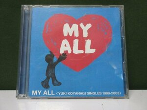 【CD】　小柳ゆき/MY ALL 〈YUKI KOYANAGI SINGLES 1999-2003〉　視聴確認済み　④