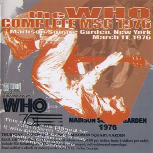 THE WHO／THE COMPLETE MSG 1976 (2CD)