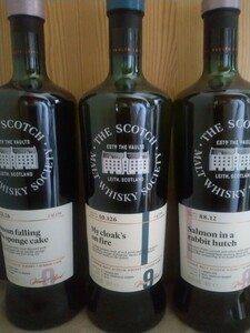 【SMWS】10 ブナハーブン9年2007年蒸留1本　88スペイバーン8年2009年蒸留1本　123グレンガイル9年2008年蒸留1本　計3本