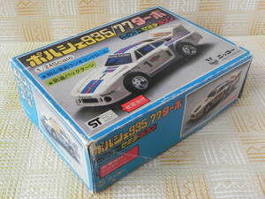  Nikko semi tela navy blue 1/24Scale Porsche 935/77 turbo Singapore made almost unused? long-term keeping goods used Junk 