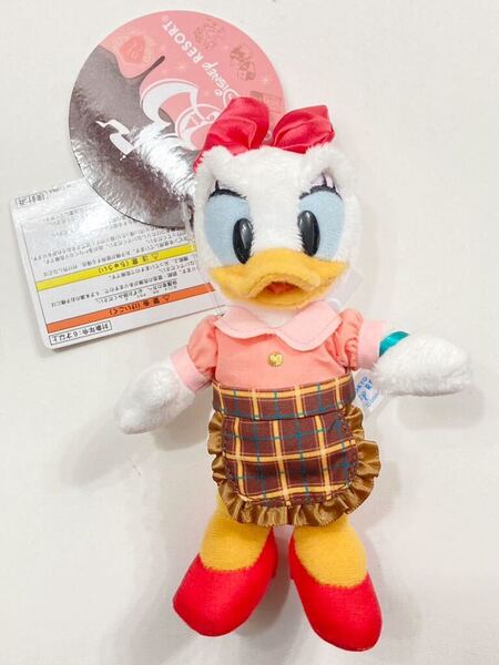 新品 未使用 タグ付き ディズニーランド TDL 35周年 DFCC Duck Family chocolate Competition コス ぬいぐるみバッジ デイジー
