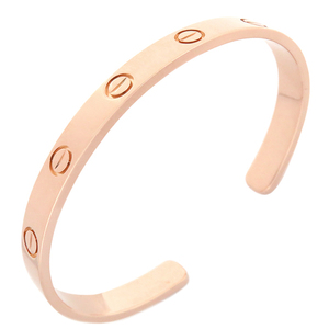 Картье браслет любовь любовь дышать открыто K18PG Gold #16 750 18K 18 Gold Bangle B6032616 Используется