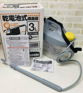 同梱不可★【現状品】KOSHIN 工進 乾電池式 噴霧器 家庭用 園芸用 3L GT-3S ※画像にある付属品が全てです。☆04-597D