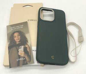 ★【在庫処分価格】CYRILL by Spigen シリル iPhone 15 Pro Max MagSafe対応 6.7インチ ミドリ ACS06635 スマホケース☆C04-053a