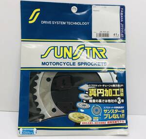 ★【在庫処分価格】SUNSTAR サンスター スプロケット スチール JY-111-41 チェーン525 41T バイク用品☆T04-595b