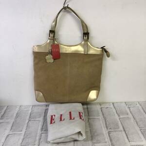 *[ bag ]ELLE L bag tote bag suede style Brown *T04-263D