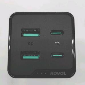 ★【在庫処分価格】KOVOL 120W PD充電器 KV-PC001 最大出力 100W usb c充電器 4台同時充電 PSE認証済み☆T04-644aの画像2