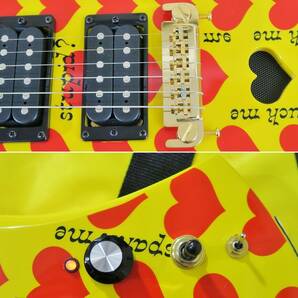 BURNY YH-JR HIDE Model ミニエレキギター(410 美品/FERNANDES/フェルナンデス/アンプ内蔵/モッキンバードタイプの画像5