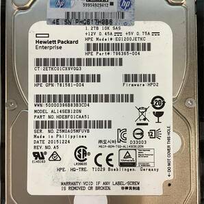 K6042474 HP 1.2TB SAS 10K 2.5インチ G8マウンタ HDD 1点【中古動作品】の画像4