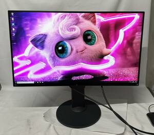 K60418206 EIZO FlexScan EV2750 27型液晶 AC付き 1点 最大解像度2560x1440 2K 使用時間不明【通電OK、訳有】