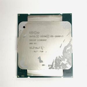 K6040477 INTEL XEON E5-2680V3 CPU 1 point [ used operation goods ]