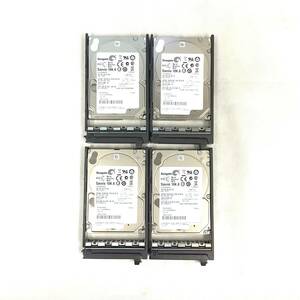 K6040975 Seagate 600GB SAS 10K.6 2.5インチ HDD 4点【中古動作品】