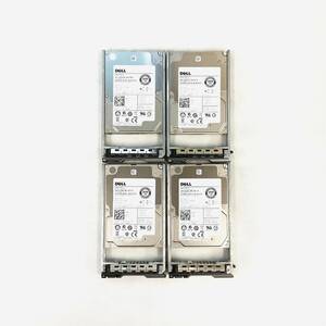 K6041067 DELL 300GB SAS 15K.3 2.5インチ HDD 4点【中古動作品】