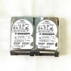 K6041563 HGST 900GB SAS 10K 2.5インチ NECマウンタ HDD 2点【中古動作品】