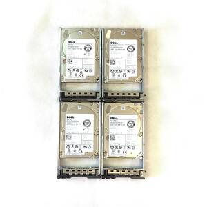 K6041767 DELL 600GB SAS 10K 2.5インチ HDD 4点【中古動作品】