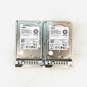 K6042265 DELL 600GB SAS 15K 2.5 -inch HDD 2 point R740xd/R640/R440. exclusive use mounter attaching [ used operation goods ]