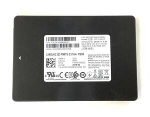 K6042234 SAMSUNG SATA 512GB 2.5インチ SSD 1点 【中古動作品】