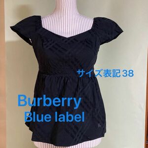 Burberry Blue label 半袖 チュニック ブラック