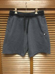 Nike AW77 FT Alumni Shoebox Shorts グレー L USED スウェット ショーツ 