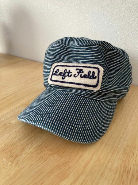 レフトフィールド　ワークキャップ　LEFTFIELD made in usa ヒッコリー　ビンテージ