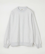 Steven Alan スティーブンアラン / URAKIMO HI/CREW NECK RAGLAN SLEEVE SWEAT 裏起毛 ハイクルーネック ラグランスリーブ スウェット L_画像2