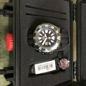 UNUSED 新品未使用 ルミノックス LUMINOX 1501 ディープダイバー1500シリーズ 自動巻 ブラックポリウレタン ホワイトの画像3