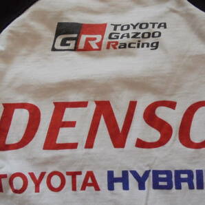 GR トヨタ TOYOTA GAZOO Racing HYBRID 半袖Tシャツ S ホワイト レーシングの画像4