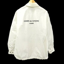 #apc コムデギャルソンオム COMMEdesGARCONS HOMME ブルゾン コーチジャケット M 白系 バックロゴ 1990 ビンテージ メンズ [875427]_画像2