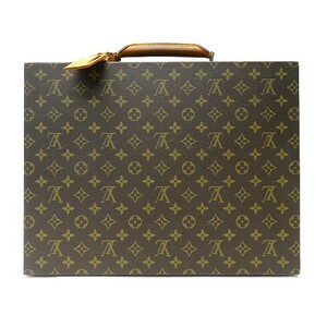 #apb ルイヴィトン LOUISVUITTON アタッシュケース モノグラム クラッシャー ハードケース 茶系 ヴィンテージ ユニセックス [849365]