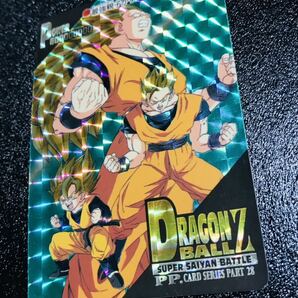 ドラゴンボール カードダス アマダPPカード パート28弾 シールタイプ No.1230 キラカード 孫悟空 Dragonball carddass Prism Rare seal 27の画像3