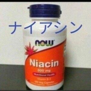 ナウフーズ　ナイアシン 500mg ビタミンB3 100粒 NOW Foods 