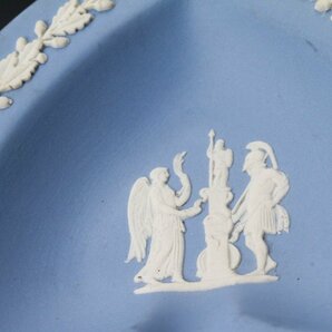 【佳香】WEDGWOOD ウェッジウッド ジャスパー ペールブルー灰皿 三点セット 本物保証の画像3