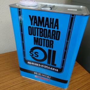 新品未開封 YAMAHA(ヤマハ) 船外機SSオイル 1本 スチール缶 4Lの画像3