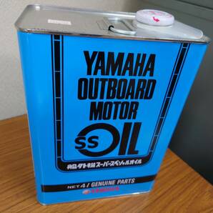 新品未開封 YAMAHA(ヤマハ) 船外機SSオイル 1本 スチール缶 4Lの画像1