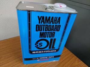 新品未開封　YAMAHA(ヤマハ) 船外機SSオイル 1本 スチール缶 4L